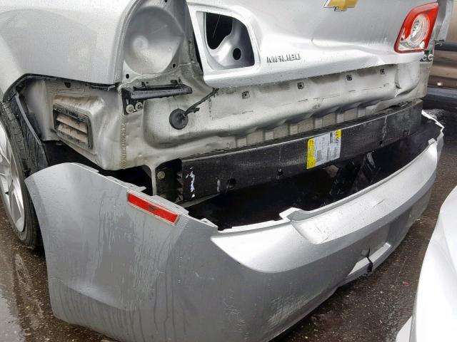 1G1ZB5E11BF116171 - 2011 CHEVROLET MALIBU LS SILVER photo 9