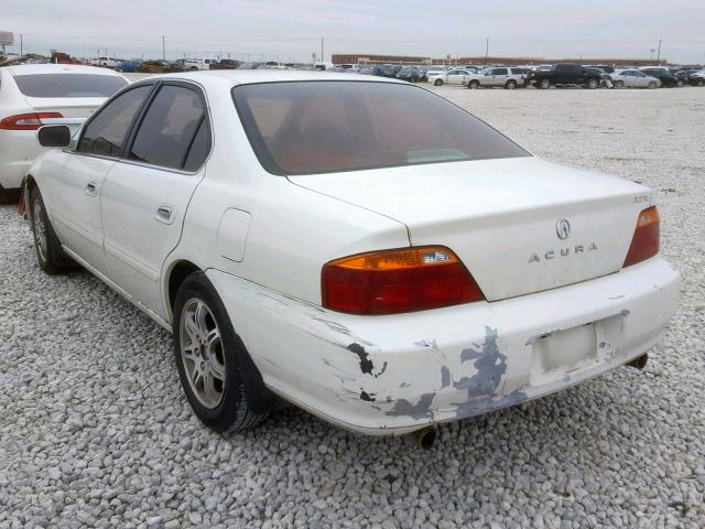 19UUA5660YA009876 - 2000 ACURA 3.2TL WHITE photo 3