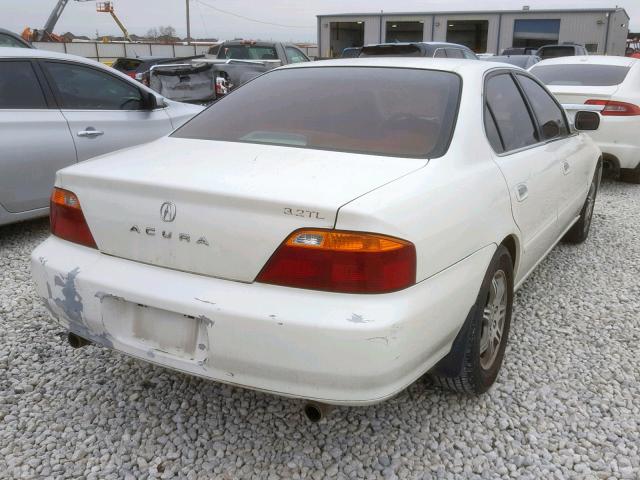 19UUA5660YA009876 - 2000 ACURA 3.2TL WHITE photo 4