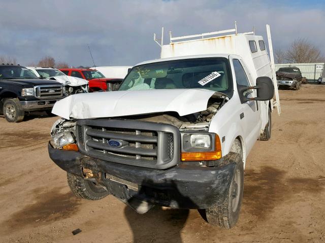 1FTSX30S4XEE75252 - 1999 FORD F350 SRW S WHITE photo 2