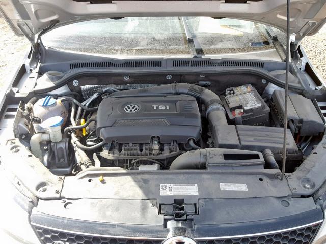 3VW4T7AJ2EM392425 - 2014 VOLKSWAGEN JETTA GLI SILVER photo 7