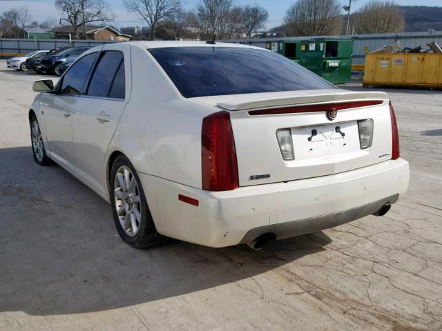 1G6DC67A270137903 - 2007 CADILLAC STS WHITE photo 3