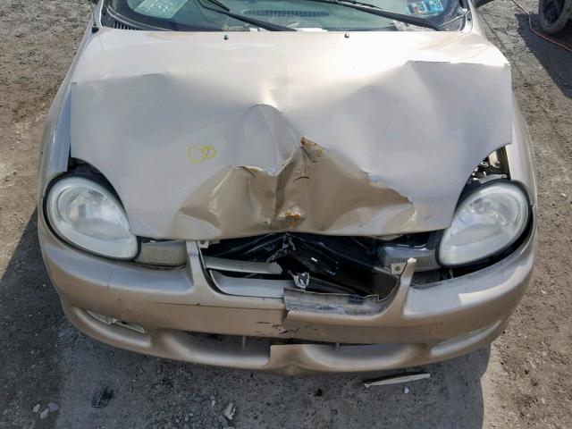 1B3ES56C22D570321 - 2002 DODGE NEON ES GOLD photo 7