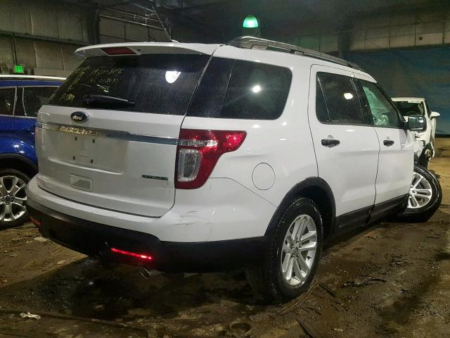 1FM5K7B85FGB37765 - 2015 FORD EXPLORER WHITE photo 4