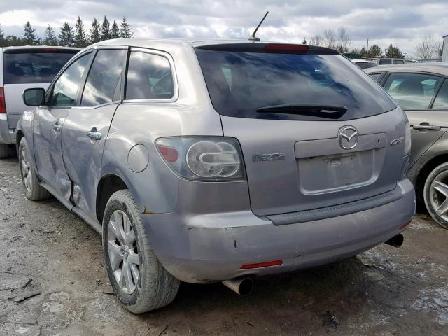 JM3ER293070100122 - 2007 MAZDA CX-7 SILVER photo 3