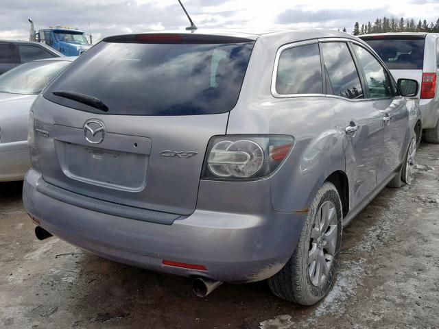 JM3ER293070100122 - 2007 MAZDA CX-7 SILVER photo 4