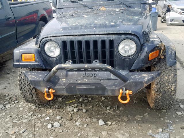 1J4FY49S1XP477577 - 1999 JEEP WRANGLER / BLACK photo 9