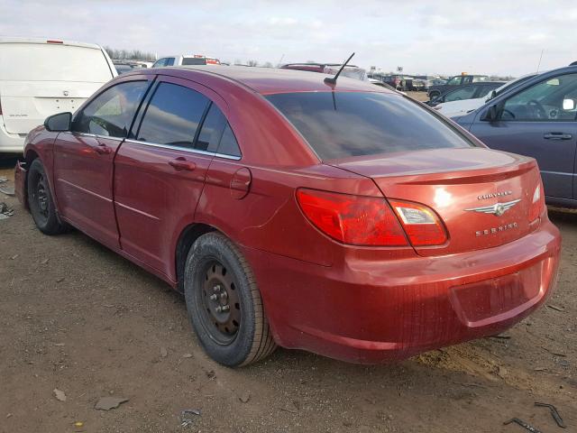 1C3LC46B29N521018 - 2009 CHRYSLER SEBRING LX RED photo 3