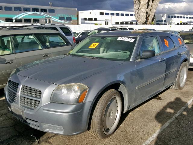 2D4FV47T66H213576 - 2006 DODGE MAGNUM SE GRAY photo 2