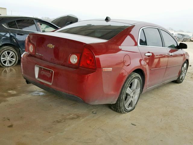 1G1ZC5E0XCF254927 - 2012 CHEVROLET MALIBU 1LT 红色 照片 4