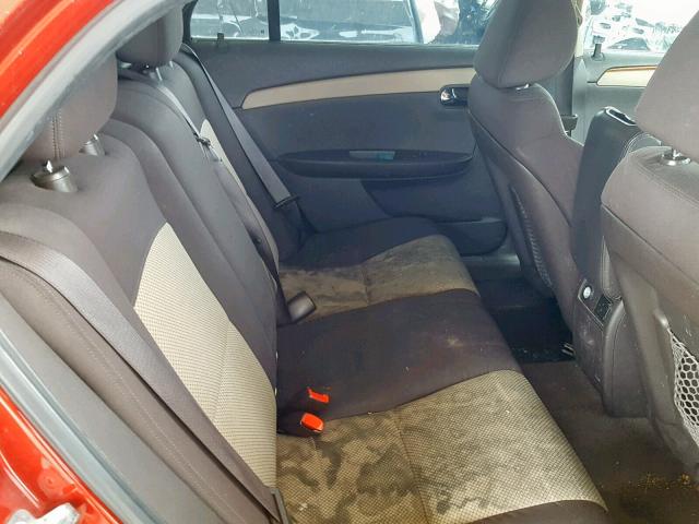 1G1ZC5E0XCF254927 - 2012 CHEVROLET MALIBU 1LT 红色 照片 6