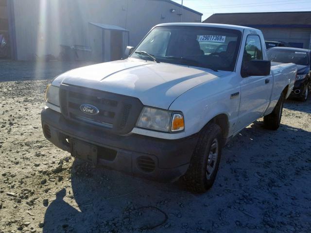 1FTYR10D29PA41445 - 2009 FORD RANGER WHITE photo 2