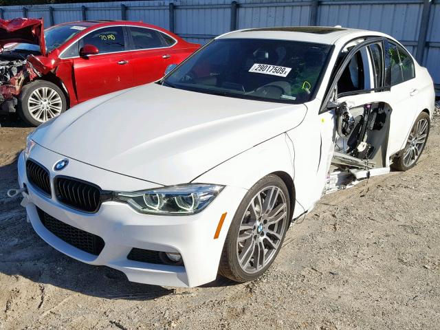 WBA8B3C51JK384718 - 2018 BMW 340 I WHITE photo 2