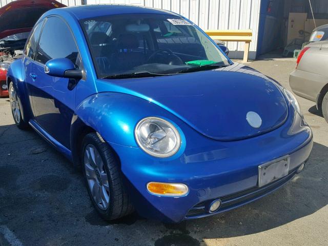 3VWCD21C23M434814 - 2003 VOLKSWAGEN NEW BEETLE Mavi foto 1