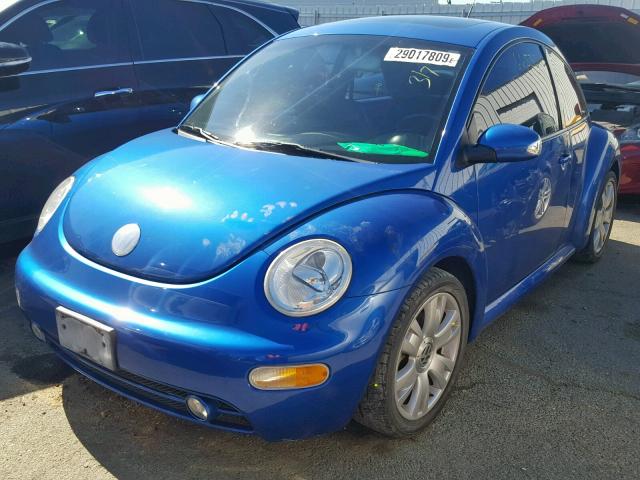 3VWCD21C23M434814 - 2003 VOLKSWAGEN NEW BEETLE Mavi foto 2