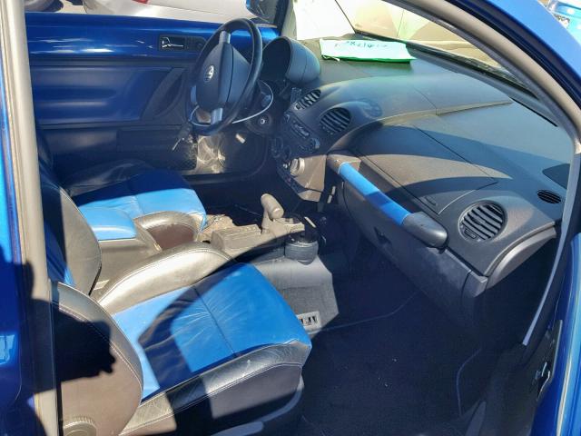 3VWCD21C23M434814 - 2003 VOLKSWAGEN NEW BEETLE Mavi foto 5