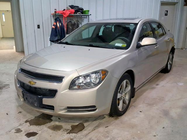 1G1ZC5E10BF305553 - 2011 CHEVROLET MALIBU 1LT 银色 照片 2
