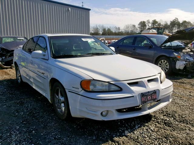 1G2NW52E81C142207 - 2001 PONTIAC GRAND AM G WHITE photo 1