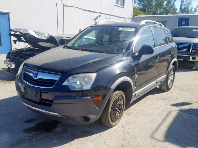 3GSDL43N38S510360 - 2008 SATURN VUE XE BLACK photo 2