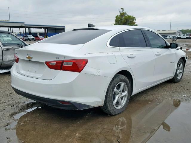 1G1ZB5ST8GF197912 - 2016 CHEVROLET MALIBU LS WHITE photo 4