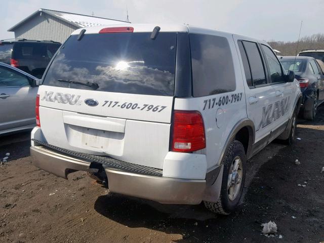 1FMDU74E62ZA18615 - 2002 FORD EXPLORER E WHITE photo 4