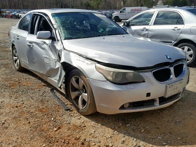 WBANE53546CK81039 - 2006 BMW 525 I SILVER photo 1