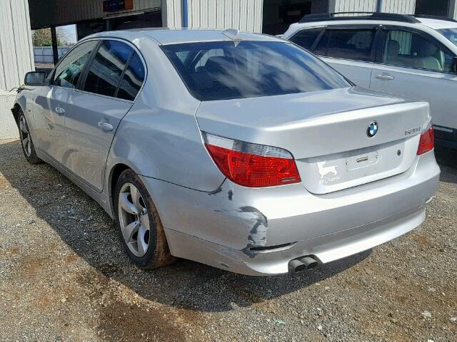 WBANE53546CK81039 - 2006 BMW 525 I SILVER photo 3