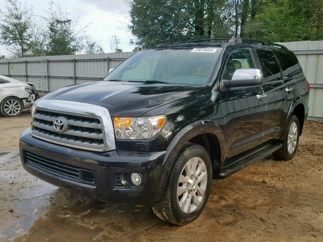 5TDYY5G11FS058499 - 2015 TOYOTA SEQUOIA PL BLACK photo 2