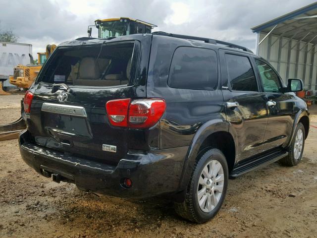 5TDYY5G11FS058499 - 2015 TOYOTA SEQUOIA PL BLACK photo 4