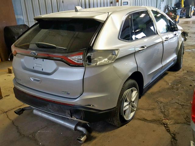 2FMPK4J98HBB52188 - 2017 FORD EDGE SEL SILVER photo 4