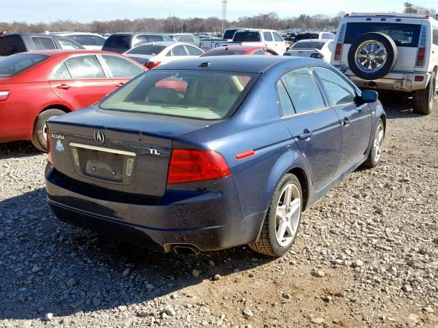 19UUA66236A071871 - 2006 ACURA 3.2TL BLUE photo 4