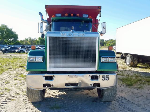 1M2AY09CXLM005127 - 1990 MACK 700 RW700 GREEN photo 9