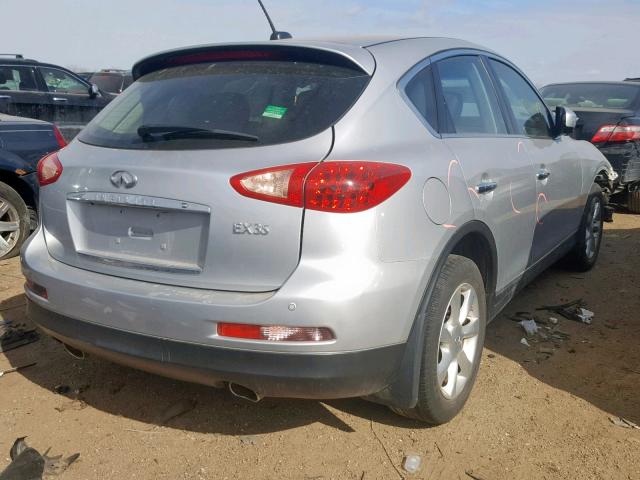 JN1AJ0HR4AM754570 - 2010 INFINITI EX35 BASE SILVER photo 4