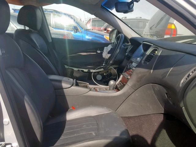 JN1AJ0HR4AM754570 - 2010 INFINITI EX35 BASE SILVER photo 5