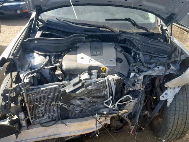 JN1AJ0HR4AM754570 - 2010 INFINITI EX35 BASE SILVER photo 7