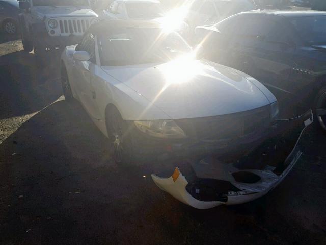 4USBU53536LX01375 - 2006 BMW Z4 3.0SI WHITE photo 1