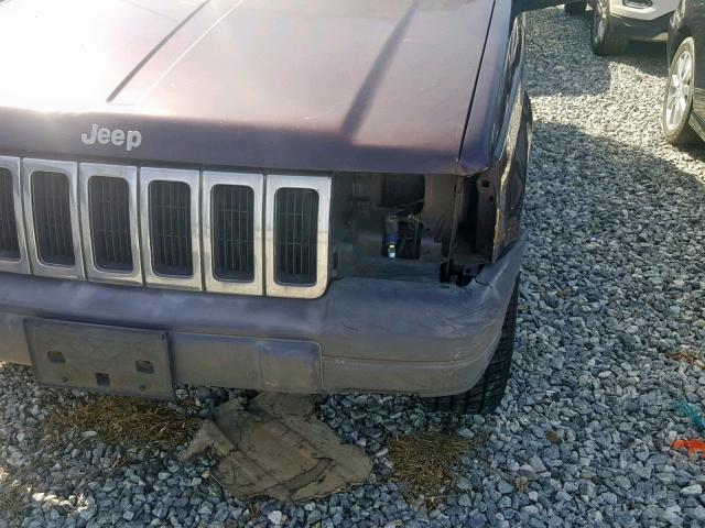 1J4GZ58S9TC182866 - 1996 JEEP GRAND CHER MAROON photo 9