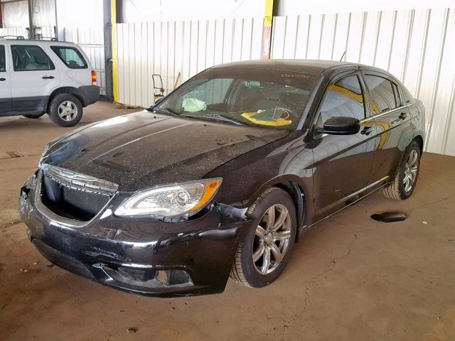 1C3CCBABXCN145302 - 2012 CHRYSLER 200 LX BLACK photo 2