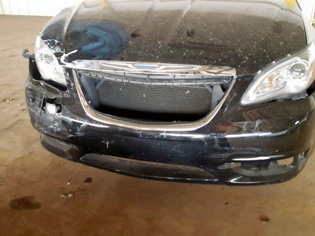 1C3CCBABXCN145302 - 2012 CHRYSLER 200 LX BLACK photo 9