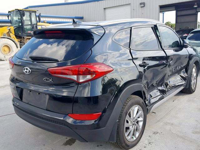 KM8J33A42JU698034 - 2018 HYUNDAI TUCSON SEL BLACK photo 4