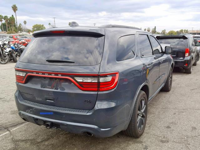 1C4SDHCT6HC936555 - 2017 DODGE DURANGO R/ BLUE photo 4