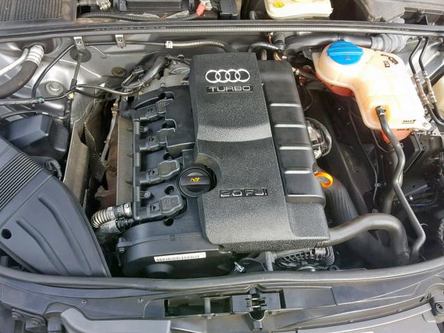 WAUKF78E67A050225 - 2007 AUDI A4 2.0T AV SILVER photo 7