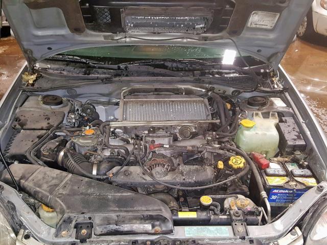 JF1GD29663H506417 - 2003 SUBARU IMPREZA WR SILVER photo 7