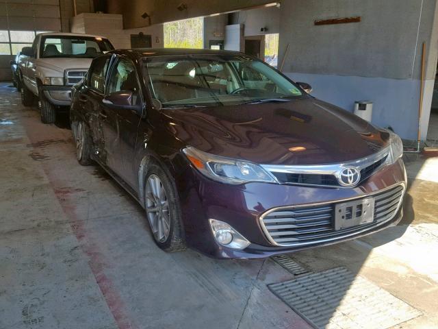 4T1BK1EB0EU116832 - 2014 TOYOTA AVALON BAS BURGUNDY photo 1