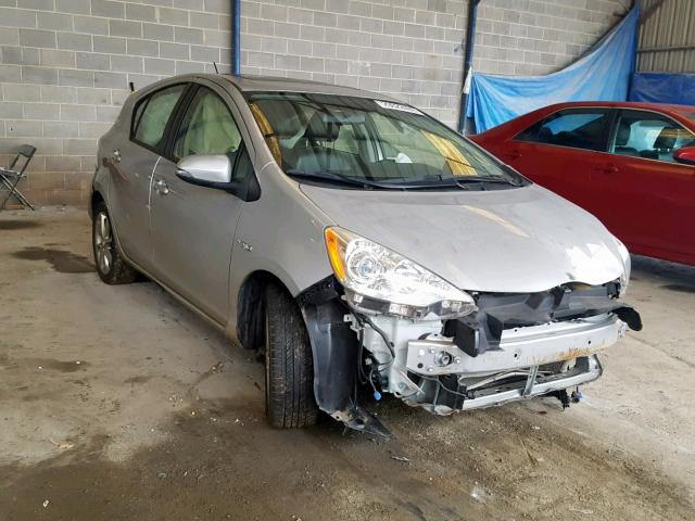 JTDKDTB33D1055791 - 2013 TOYOTA PRIUS C SILVER photo 1