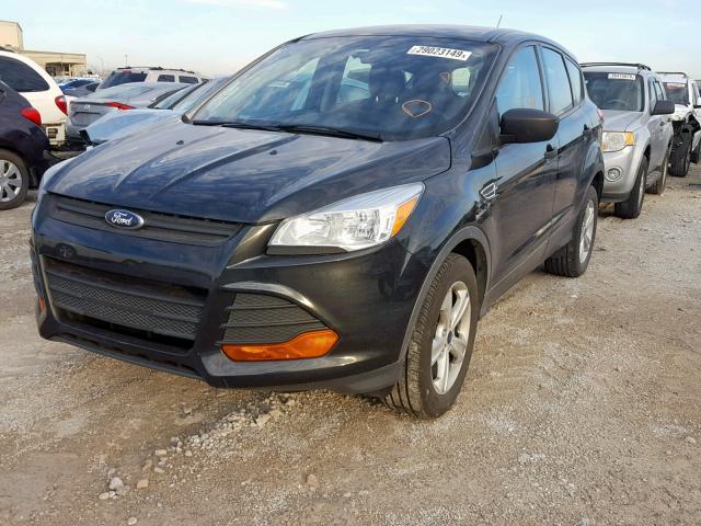 1FMCU0F78FUA42788 - 2015 FORD ESCAPE S BLACK photo 2