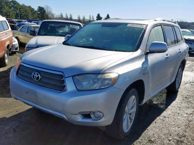 JTEEW44A582010453 - 2008 TOYOTA HIGHLANDER SILVER photo 2