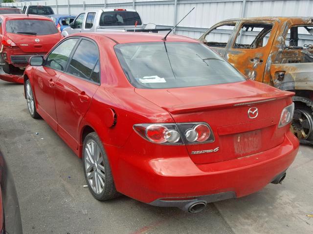 JM1GG12L061102148 - 2006 MAZDA SPEED 6 RED photo 3