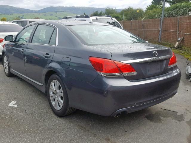 4T1BK3DB5CU453541 - 2012 TOYOTA AVALON BAS CHARCOAL photo 3