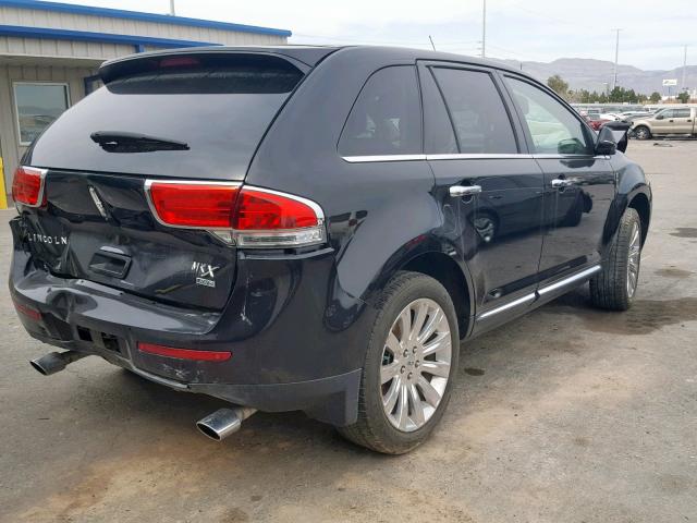 2LMDJ8JK7FBL31792 - 2015 LINCOLN MKX BLACK photo 4